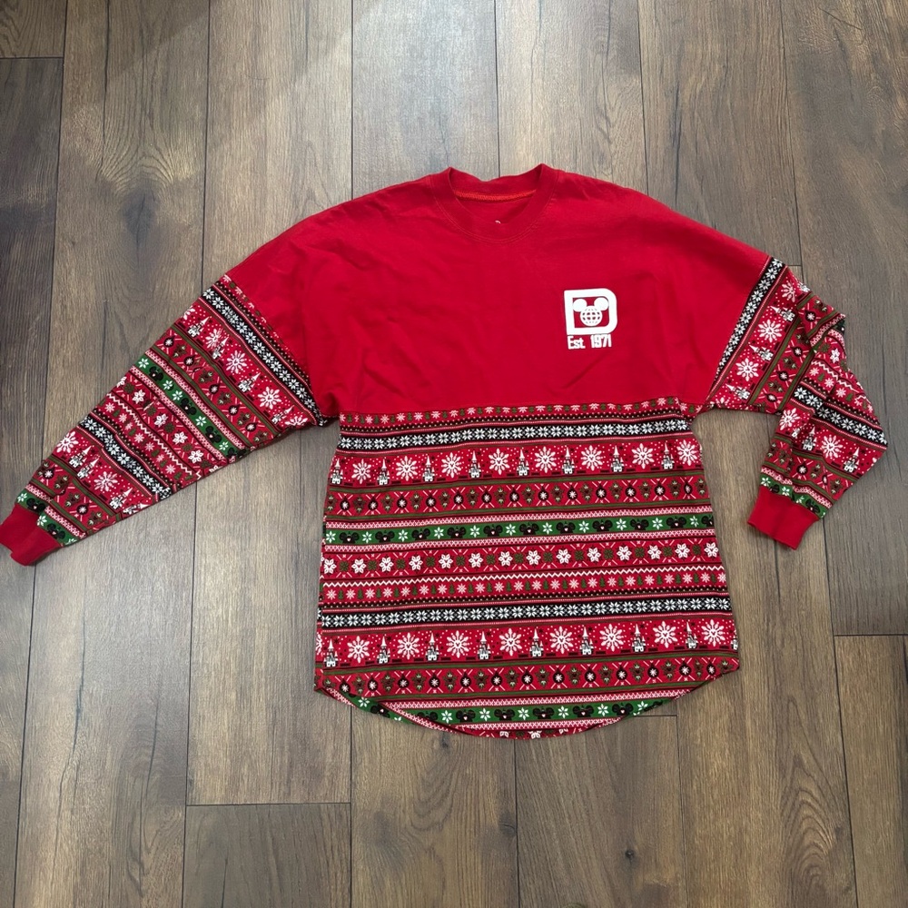 Disney Christmas Holiday Spirit Jersey, Size XS
